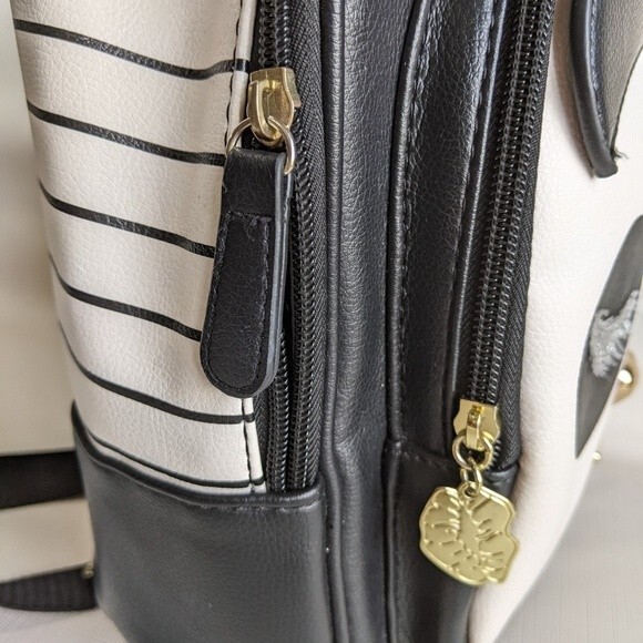 Luv Betsey by Betsey Johnson Bag Unicorn Backpack Black Black & White Style - Picture 7 of 12
